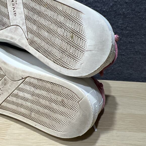 Givenchy Urban Knots Womens Size 38 White/Pink Leather Low Top Sneakers - Picture 10 of 11